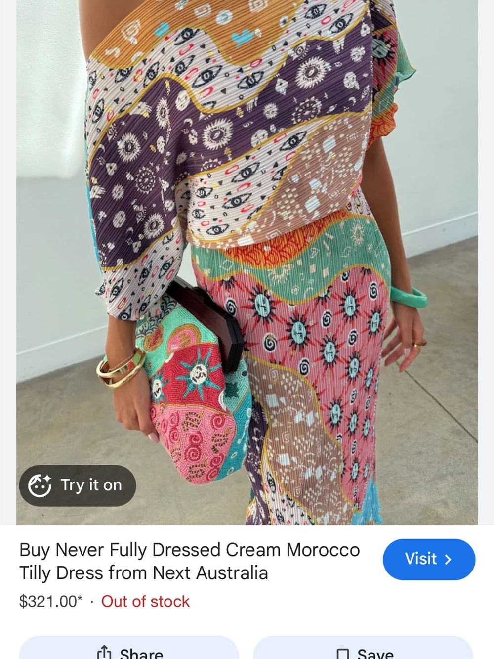 NWT Never Fully Dressed Tilly Short-Sleeve Off-Shoulder Maxi Dress size XL - Picture 3 of 8